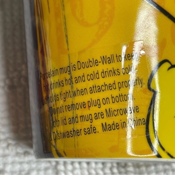 (2) Original Disney Mickey Travel Mug/Cup Insulated Ceramic 12 Oz. - Picture 2 of 5